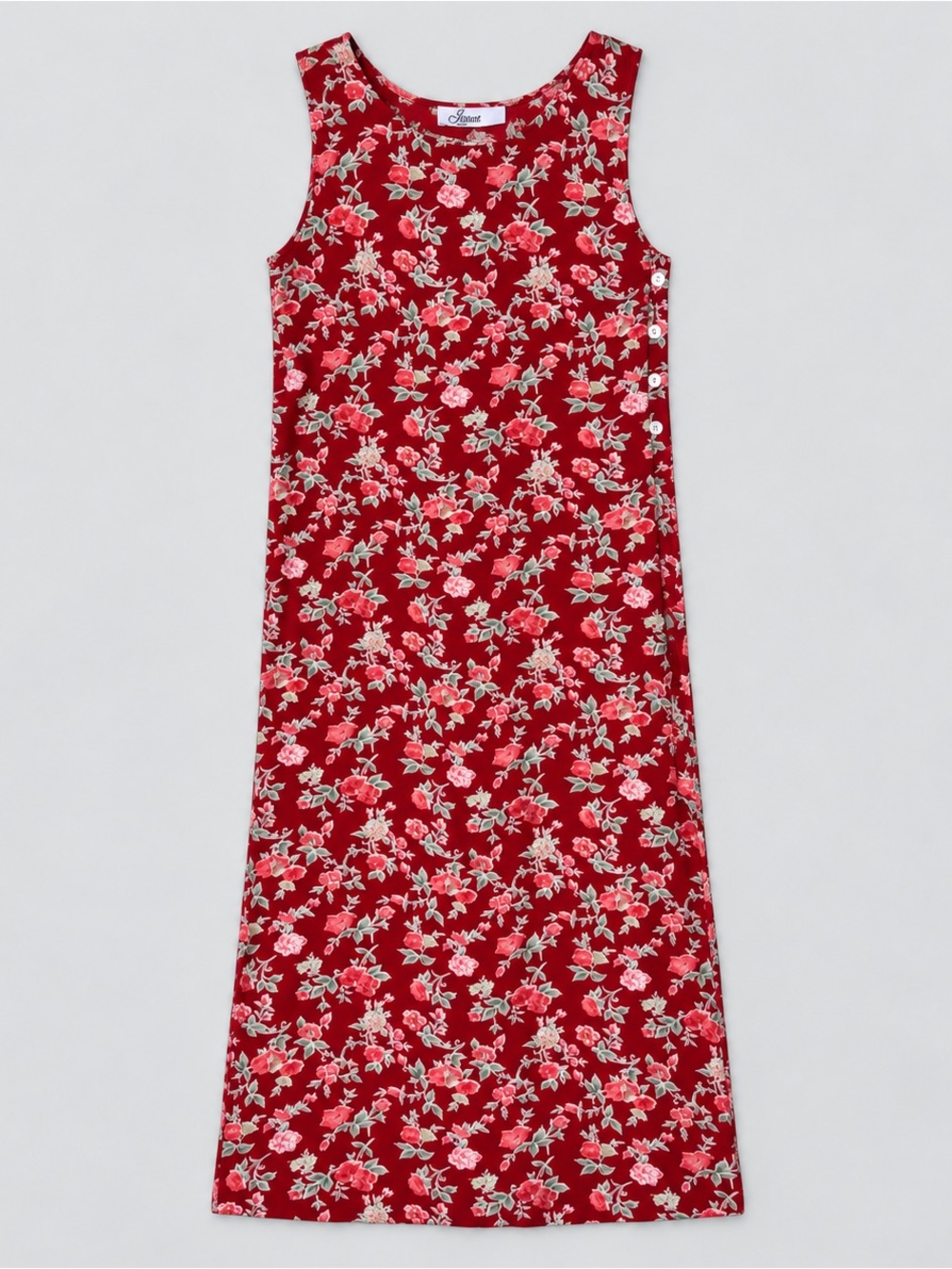 Vintage 90s Womens Floral Maxi Dress Size 12 Cottage Prairie Boho Garden Party